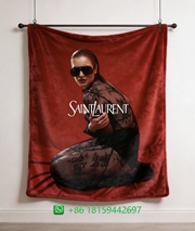 Yves Saint Laurent Throw Blankets